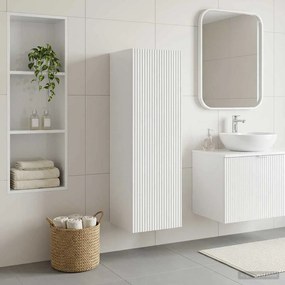 vidaXL Τοίχου Ντουλάπα Μπάνιου Λευκό 33 x 34,5 x 100 εκ