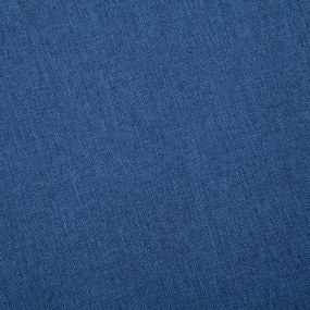 Σετ Σαλονιού 2 Τεμαχίων Μπλε Υφασμάτινο - Μπλε