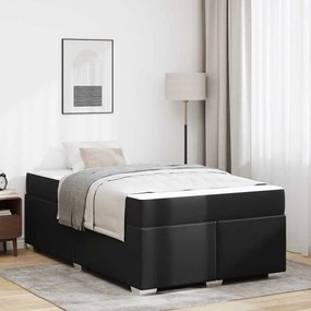 Σκελετός Κρεβατιού με στρώμα Μαύρο 120 x 190 cm ύφασμα