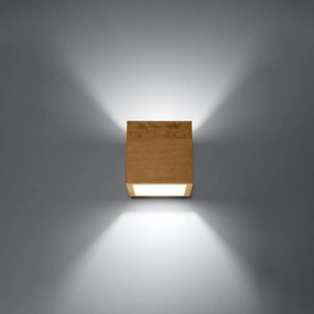 Sollux Φωτιστικό τοίχου Quad 1,ξύλο,1xG9/40w