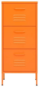 vidaXL Ντουλάπι Αποθήκευσης Πορτοκαλί 42,5 x 35 x 101,5 εκ. από Ατσάλι