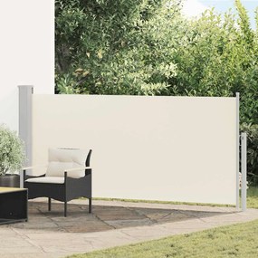 vidaXL Σκίαστρο Πλαϊνό Συρόμενο Κρεμ 140 x 300 εκ.