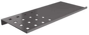 Ράφι Μπάνιου 3015-113 28x15x1cm Matte Anthracite Pam&amp;Co Ανοξείδωτο Ατσάλι