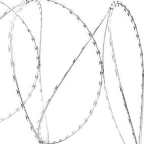 vidaXL Συρματόπλεγμα Λεπιδοφόρο Συνδ. Κονσερτίνα 60μ. Γαλβανιζέ BTO-22