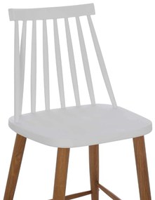 ΣΚΑΜΠΟ ΜΠΑΡ VANESSA HM9300.01 ΛΕΥΚΟ ΜΕΣΑΙΟΥ ΥΨΟΥΣ 43x45x97Υεκ.