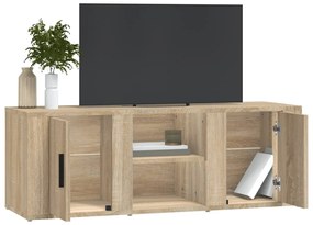 vidaXL Έπιπλο Τηλεόρασης Sonoma Δρυς 100x31,5x35 εκ. Επεξ. Ξύλο