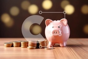 Intra Συλλεκτικό Ξύλινο Παζλ Plywood 4mm - Κουμπαράς και νομίσματα Σε Ξύλινο Κουτί - Διαστάσεις: 10x10 cm – 25 κομμάτια