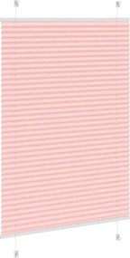 vidaXL Πλισέ περσίδα ροζ 90x150 cm Πλάτος υφάσματος 89,4 cm