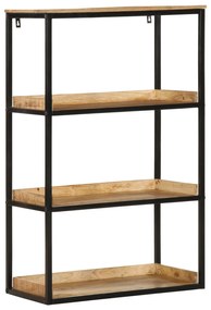 vidaXL Βιβλιοθήκη 70x35x110 εκ. Μασίφ Ξύλο Χοντρό Μάνγκο