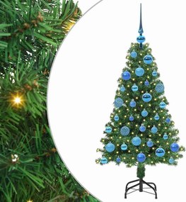 vidaXL Τεχνητό Χριστουγεννιάτικο Δέντρο με 150 LED Πράσινο 120 cm