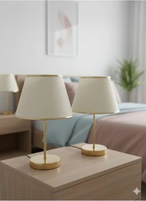 Stewehome μοντέρνο μεταλλικό φωτιστικό επιτραπέζιο με αμπαζούρ