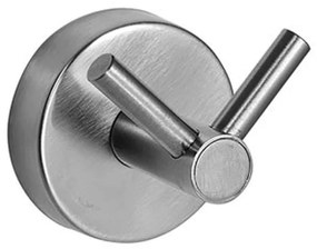 Άγκιστρο Μπάνιου Διπλό Uno 1202 99 Satin Karag Stainless Steel