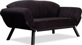 Διθέσιος Καναπές Κρεβάτι Μαύρο BOFAS 177x75x87
