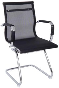 Πολυθρόνα Επισκέπτη BF3200V Mesh Μαύρο Συσκ.2τμχ 55x60x91cm