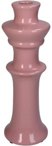 Κηροπήγιο Ροζ Κεραμικό 8x8x24cm - Κεραμικό - 05155200