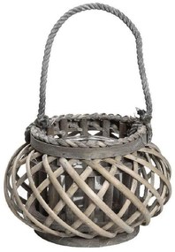 Φανάρι LUX201 Φ40x30cm Brown Espiel Wood