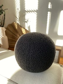 Διακοσμητικό Μαξιλάρι Ανθρακί TEDDY TOP 20 20x20x20