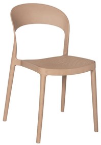 Καρέκλα Πολυπροπυλένιου HM5936.03 49x54,5x80,5cm Cappuccino