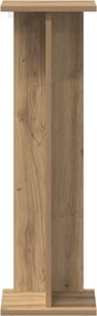 vidaXL Βάση φυτών 2 τεμ. Artisan Δρυς 25 x 25,5 x 80,5 εκ.