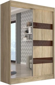 Ντουλάπα Bissom 150 συρόμενη-Drus-Kafe