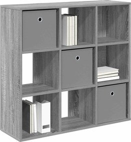 vidaXL Πλαϊνό γραφείο Γκρίζο Σονομα 88,5 x 29 x 84,5 εκ.