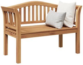 vidaXL Πάγκος Κήπου  120x53.5x85 εκ. από Μασίφ Ξύλο Teak