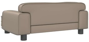 vidaXL Καναπές Παιδικός Καπουτσίνο 70x45x30 εκ. από Συνθετικό Δέρμα