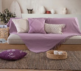 Ριχτάρι Τριθέσιου Fargo Mauve 180x300 - Nef Nef