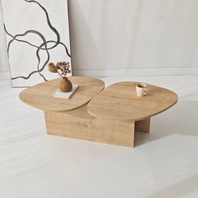 Coffee Table Stones - Sapphire Oak Sapphire Oak