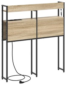 vidaXL Κεφαλάρι Αποθήκης με ράφι Sonoma Δρυς 98 cm Επεξεργασμένο ξύλο