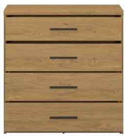 Συρταριέρα Pavi Βελανιδιά 84.3x33.8x87.2cm - TO-PAVI4S