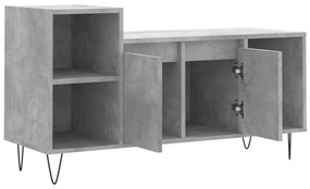 vidaXL Έπιπλο Τηλεόρασης Γκρι Σκυρ. 100x35x55 εκ. Επεξ. Ξύλο