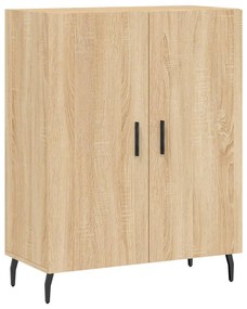 vidaXL Ντουλάπι Sonoma δρυς 69,5 x 34 x 180 εκ. από Επεξεργασμένο Ξύλο