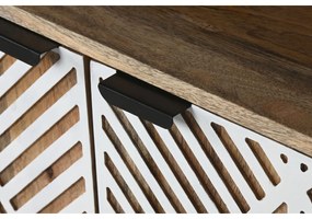 Ράφια Home ESPRIT Λευκό Ξύλο από Μάνγκο 90 x 35 x 168 cm