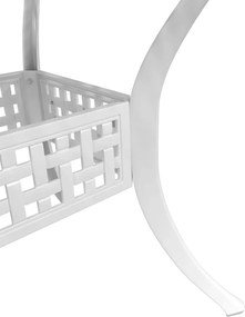 vidaXL Σετ Επίπλων Bistro 3 Τεμαχίων Λευκό από Χυτό Αλουμίνιο