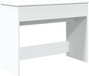 vidaXL Μπουντουάρ με Καθρέφτη Λευκό 100x45x76 εκ.