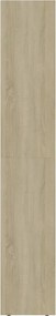 vidaXL Βιβλιοθήκη Χρώμα Sonoma Δρυς 36 x 30 x 171 εκ. από Επεξ. Ξύλο