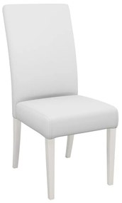 Καρέκλα Sparks 184, Άσπρο, 105x45x42cm, Οικολογικό δέρμα, Ξύλινα, Ξύλο, Ξύλο: Οξιά | Epipla1.gr