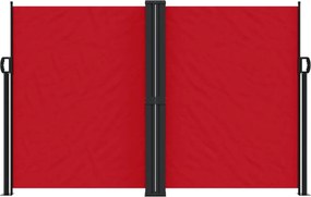 vidaXL Σκίαστρο Πλαϊνό Συρόμενο Κόκκινο 160 x 1000 εκ.