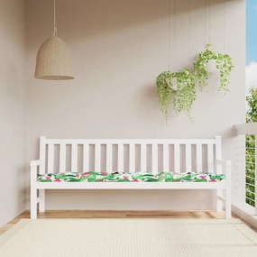 vidaXL Μαξιλάρι Πάγκου Κήπου Πολύχρωμο 200 x 50 x 7 εκ. Υφασμάτινο