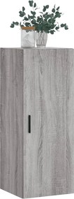 vidaXL Ντουλάπι Τοίχου Γκρι Sonoma 34,5 x 34 x 90 εκ.