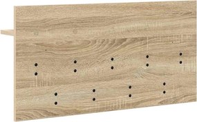 vidaXL Τοίχου Κρεμάστρα Δρύς Sonoma 80 x 40 x 12 cm
