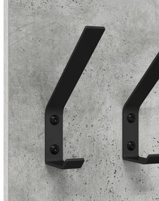 vidaXL Τοίχου Κρεμάστρα Γκρι σκυροδέματος 20 x 1.5 x 100 εκ