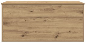 vidaXL Κουτί αποθήκευσης  με καπάκι Artisan Oak 100x42x46 εκ. από Κατασκευασμένο Ξύλο