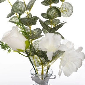Τεχνητό Μπουκέτο Λουλουδιών Σε Βάζο (Φ22x41) A-S Eucalyptus 168546