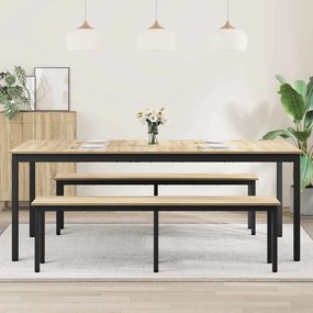 vidaXL Τραπεζαρίες 200 x 100 x 75 cm Επεξεργασμένο ξύλο Ορθογώνιος