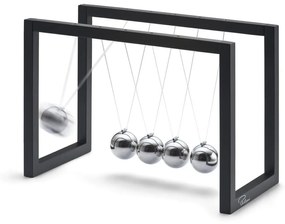 Διακοσμητικό Επιτραπέζιο Με Μπάλες Balance 193283 16x8x11cm Black Philippi Μέταλλο