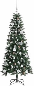 vidaXL Τεχνητό Χριστουγεννιάτικο Δέντρο με 150 LED Πράσινο 150 cm