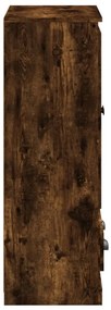 vidaXL Ντουλάπα Καπνιστή δρυς 60x35,5x103,5 εκ. από Επεξεργασμένο Ξύλο