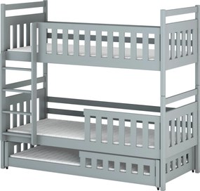 OLIWIA 80x160 grey bunk bed Lano Furniture